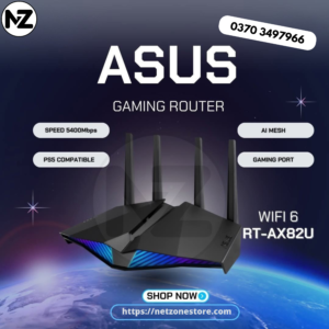 ASUS RT-AX82U AX5400 Dual-Band Wi-Fi 6 New-Generation Gaming Router (Branded Used)