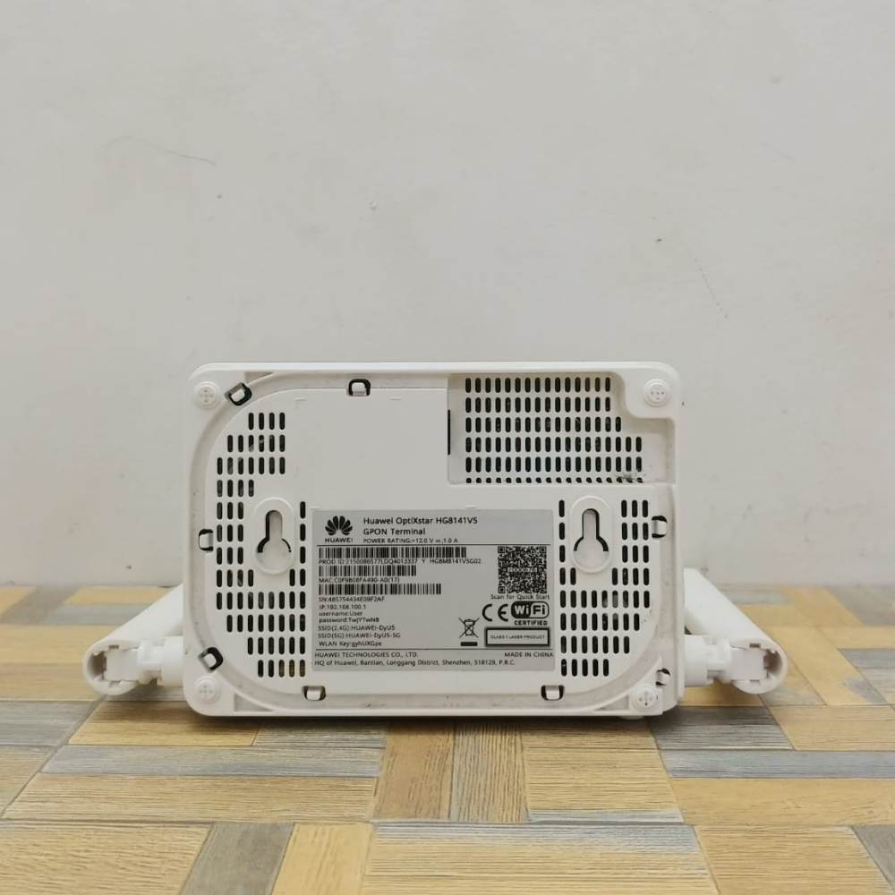 Huawei HG8245V5 Dual Band AC1200 GPON Fiber Optic Router with 4 Gigabit Ports