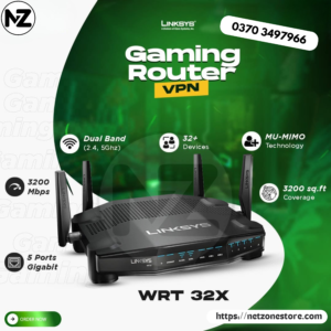 Linksys WRT32X AC3200 Dual-Band Wi-Fi Gaming Router with Killer Prioritization Engine (Branded Used)