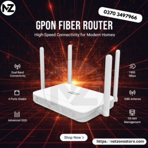 Gpon Router | Huawei HG8245x6-8Ne Wi-Fi 6 Dual-Band AX3000 Fiber Optic Gpon Router in Pakistan (Branded Used)
