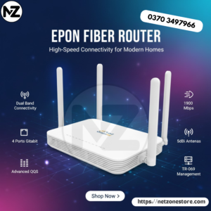 Epon Router | Huawei HG8245x6-8Ne Wi-Fi 6 Dual-Band AX3000 Fiber Optic Epon Router in Pakistan (Branded Used)