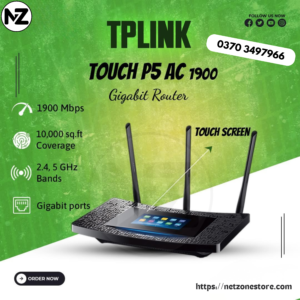Tp-link Touch P5 AC1900 Touch Screen Wi-Fi Gigabit Router (Branded Used)