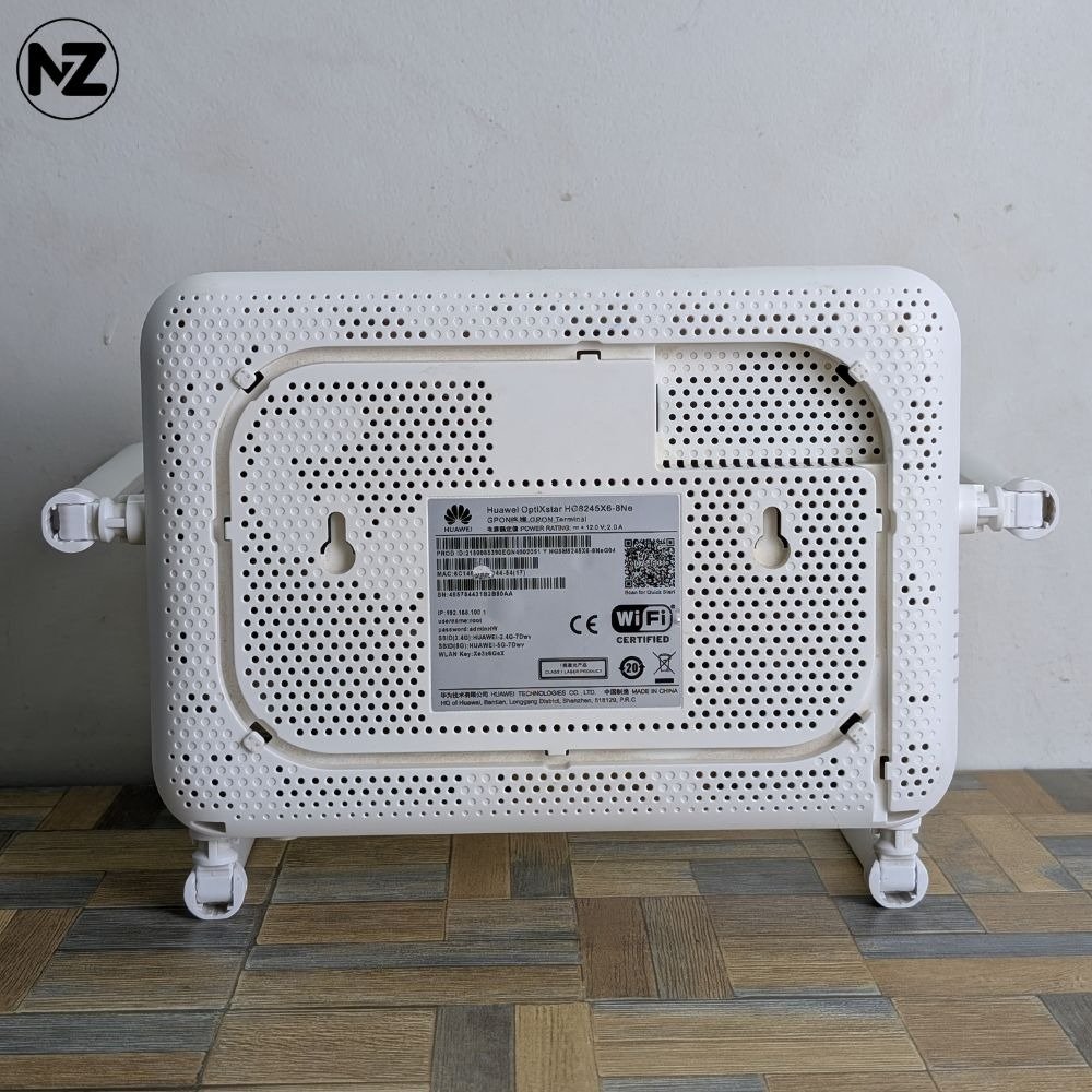 Huawei HG8245x6-8Ne GPON Router front view"