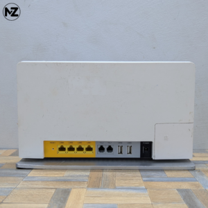 Back view showing LAN, WAN, and USB ports on Huawei HG8245Q GPON Router