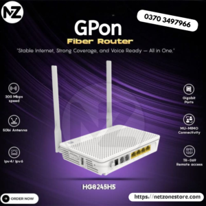 GPON Fiber Router | Huawei HG8245H5 High-Speed 300 Mbps Fiber Optic GPON Router in Pakistan