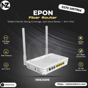 EPON Fiber Router | Huawei HG8245H5 High-Speed 300 Mbps Fiber Optic EPON Router in Pakistan