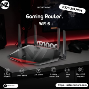 Nighthawk XR1000 Pro Wi-Fi 6 Gaming Router – AX5400 Dual-Band (Branded Used)
