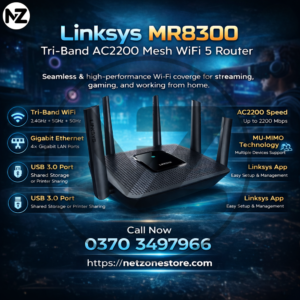 Linksys MR8300 Tri-Band Mesh WiFi Router Pakistan