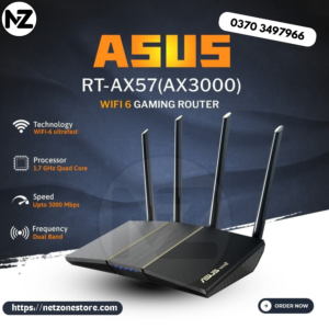 ASUS RT-AX57 Gaming Router AX3000 Wi-Fi 6 Pakistan